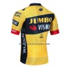 Maglia 2023 Jumbo-Visma Manica Corta Giallo Nero